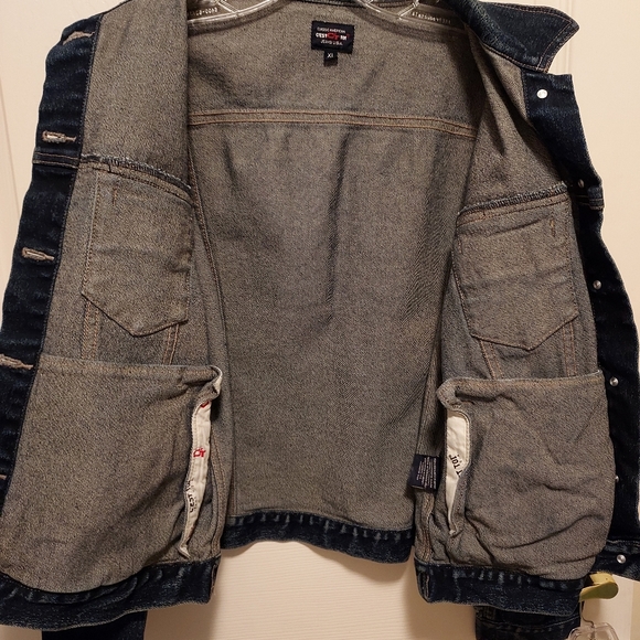 Classic American C'EST C'T TOI Jeans USA 🇺🇸 XL Dark Denim Jean Jacket vintage - Picture 8 of 12